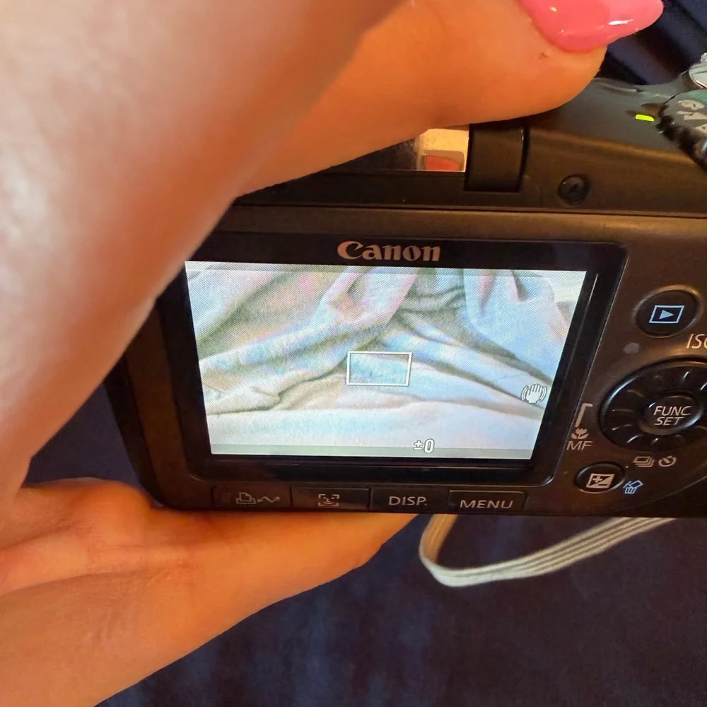 Canon PowerShot SX100 IS Black with Tan Strap